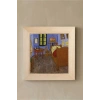 Vincent Van Gogh - The Room - Doğal Ahşap Çerçeveli Taş Tablo