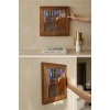Vincent Van Gogh - The Room - Doğal Ahşap Çerçeveli Taş Tablo