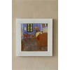 Vincent Van Gogh - The Room - Doğal Ahşap Çerçeveli Taş Tablo