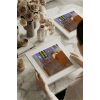 Vincent Van Gogh - The Room - Doğal Ahşap Çerçeveli Taş Tablo