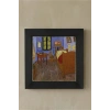Vincent Van Gogh - The Room - Doğal Ahşap Çerçeveli Taş Tablo