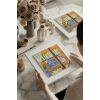Vincent Van Gogh - Butcher Shop - Doğal Ahşap Çerçeveli Taş Tablo