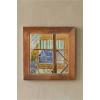 Vincent Van Gogh - Butcher Shop - Doğal Ahşap Çerçeveli Taş Tablo