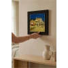 Vincent Van Gogh - The House - Doğal Ahşap Çerçeveli Taş Tablo