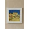 Vincent Van Gogh - The House - Doğal Ahşap Çerçeveli Taş Tablo
