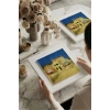Vincent Van Gogh - The House - Doğal Ahşap Çerçeveli Taş Tablo