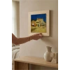 Vincent Van Gogh - The House - Doğal Ahşap Çerçeveli Taş Tablo