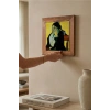 Vincent Van Gogh - Madame Ginouxen Arlesienne - Doğal Ahşap Çerçeveli Taş Tablo