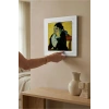 Vincent Van Gogh - Madame Ginouxen Arlesienne - Doğal Ahşap Çerçeveli Taş Tablo