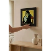 Vincent Van Gogh - Madame Ginouxen Arlesienne - Doğal Ahşap Çerçeveli Taş Tablo