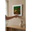 Vincent Van Gogh - De stoel van Gauguin - Doğal Ahşap Çerçeveli Taş Tablo