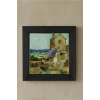 Vincent Van Gogh - The Old Mill - Doğal Ahşap Çerçeveli Taş Tablo