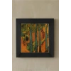 Vincent Van Gogh - Les Alyscamps - Doğal Ahşap Çerçeveli Taş Tablo