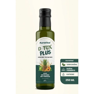 Doğal Fermantasyon Detoks Sirkesi Detox Plus Sirke Ananas Sirkesi ve Yeşil Elma Sirkesi