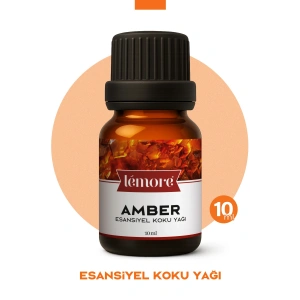 Amber Esansiyel Uçucu Koku Yağı Buhurdanlık Yağı Difüzör Esansı Küre 10ml