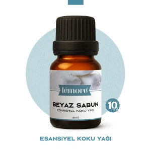 Beyaz Sabun Esansiyel Uçucu Koku Yağı Buhurdanlık Yağı Difüzör Esansı Küre 10ml