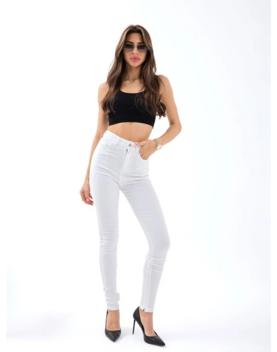 6489 PANTOLON-BEYAZ