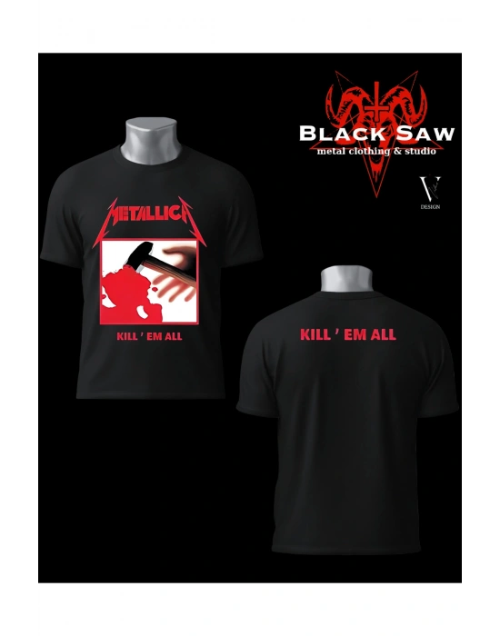 Metallica Kill em All Thrash Metal Tshirt