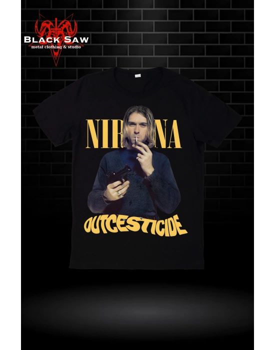 Nirvana Kurt Cobain Grunge Tshirt