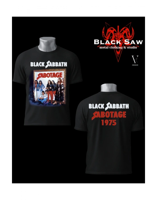 Black Sabbath Sabotage Heavy Metal Tshirt