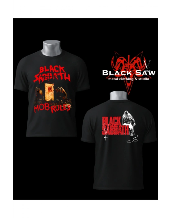 Black Sabbath MOB Rules Heavy Metal Tshirt