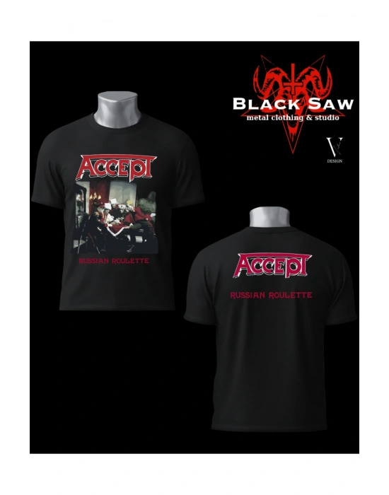 Accept Russian Roulette Heavy Metal Tshirt