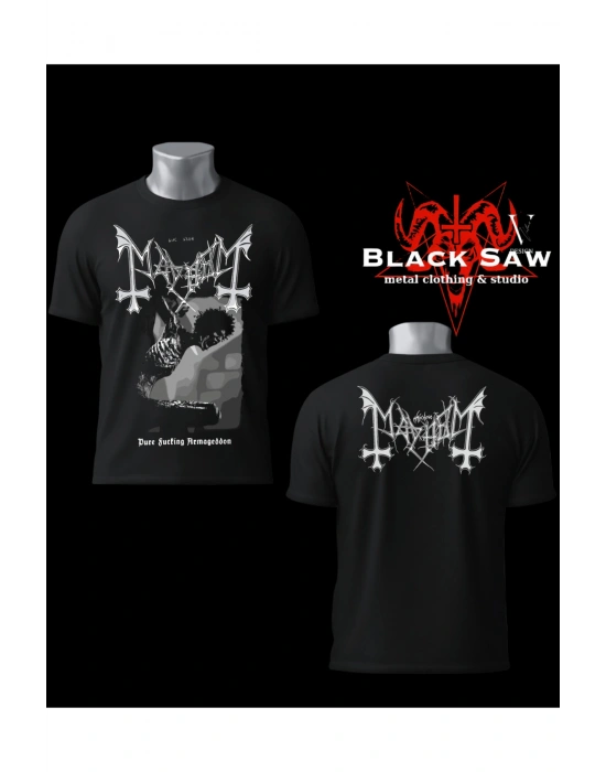 Mayhem Pure F*ckin Armageddon Black Metal Tshirt