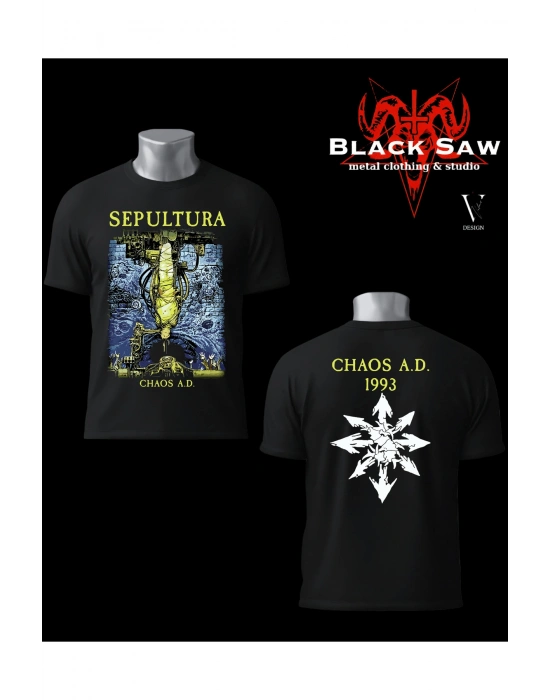 Sepultura Chaos A.D Thrash Metal Tshirt