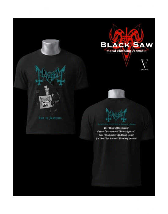Mayhem Black Metal Live in Jessheim Tshirt