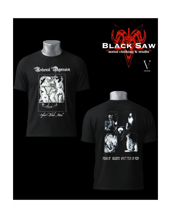Nocturnal Depression DSBM Black Metal Grup Tshirti