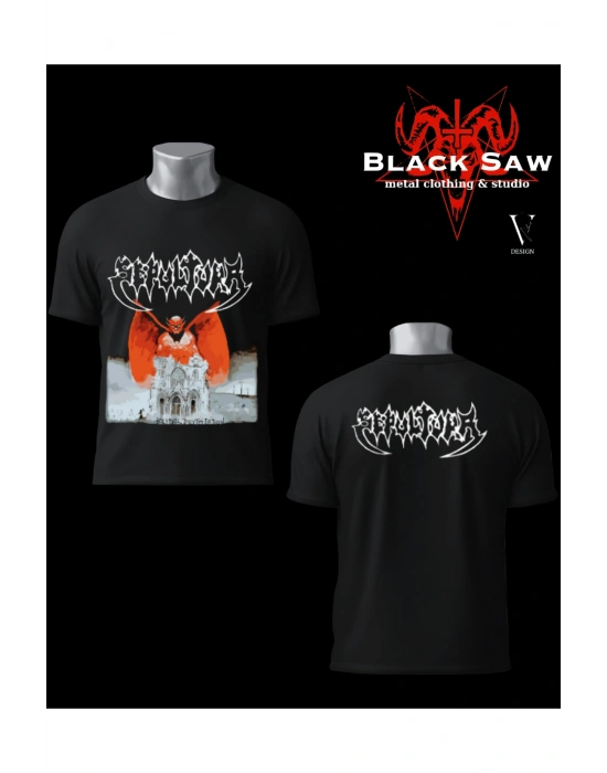 Sepultura Bestial Devastation Thrash Metal Tshirt