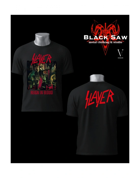Slayer Reign Of Blood Thrash Metal Grup Tshirti