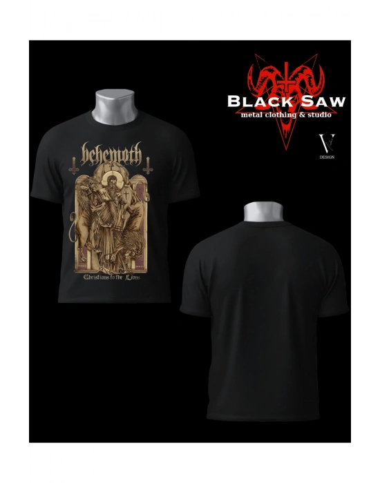 Behemoth Christians To The Lions Black Metal Tshirt