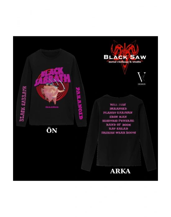Black Sabbath Heavy Metal Longsleeve