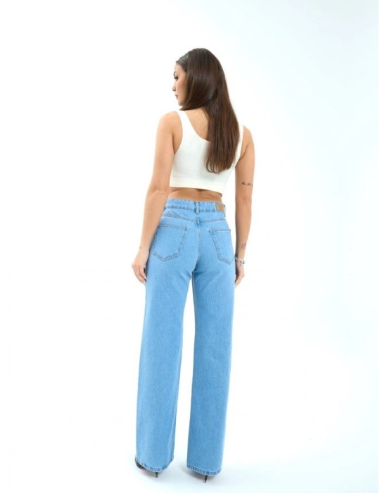 7044 KOT PANTOLON-MAVİ