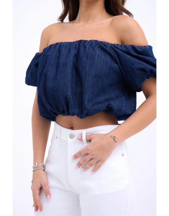 7341 CROP-MAVİ