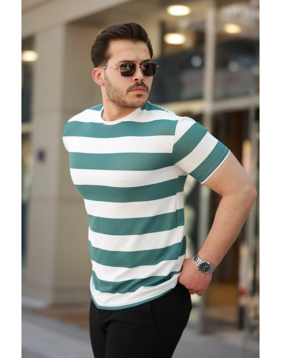 Erkek çift Renk Pamuklu örme Kumaş Kısa Kollu T-shirt