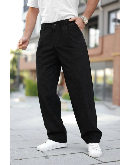 Erkek Kadife Baggy Pantolon