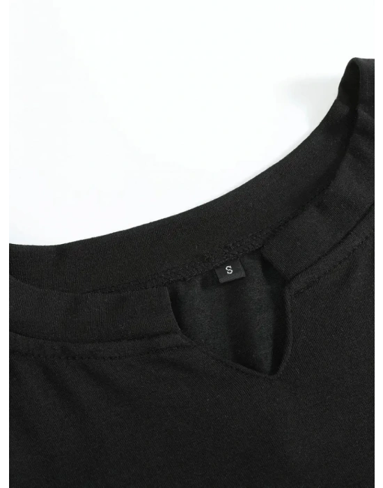 Erkek Kısa Kollu V Yaka Süprem T-shirt