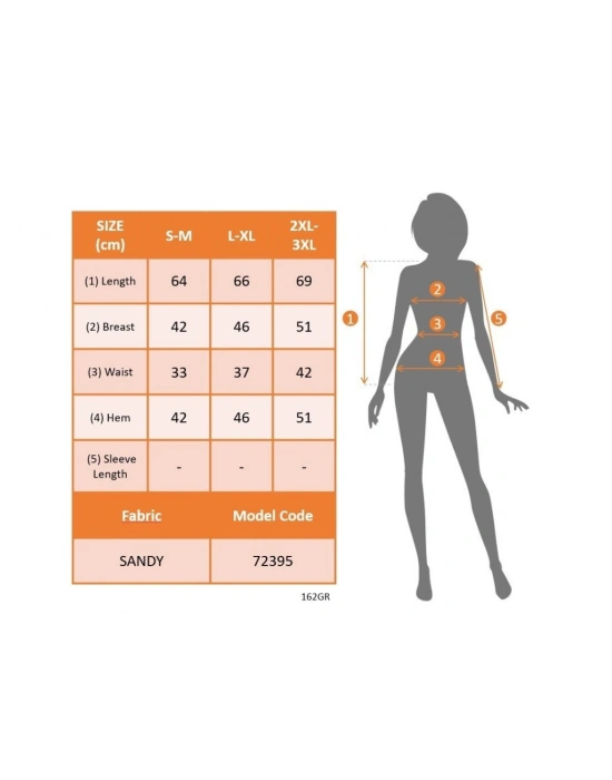 Kadın Askılı Kruvaze Yakalı Taşlı Sandy Bluz