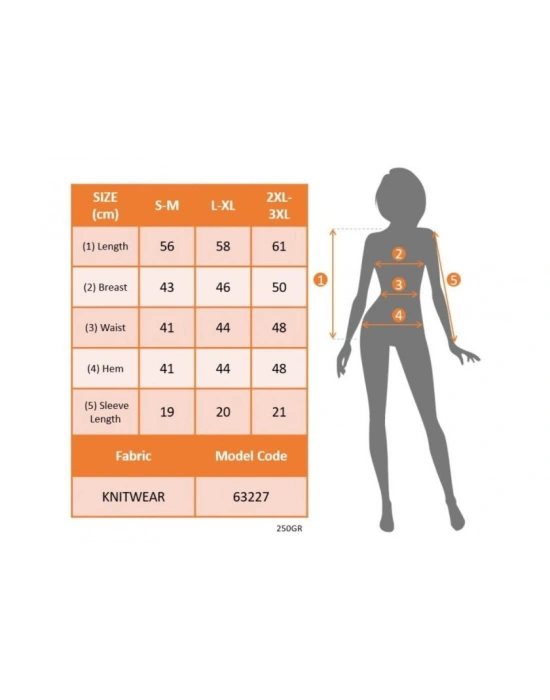 Kadın Kısa Kollu V Yakalı Düğmeli Triko Bluz