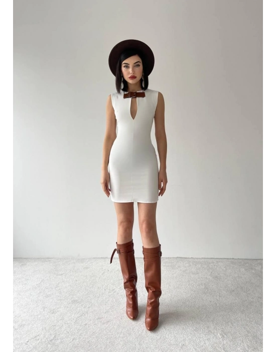 Nadia Kemerli Mini Elbise