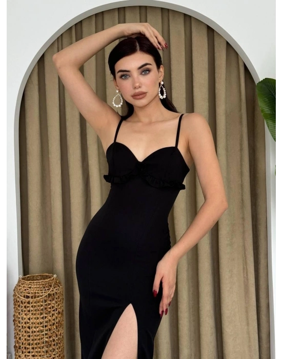 Papalia Sırt Detaylı Elbise