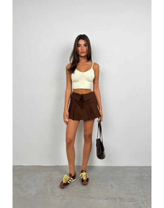 V Yaka Crop Bluz
