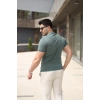 Erkek Polo Yaka Fermuar Detaylı Tişört