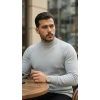 Erkek Yarım Balıkçı Yaka Pamuklu Triko