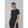 File Cepli Slim Fit T-shirt - Siyah