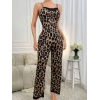 Kadın Ip Askılı Yakası Dantelli Bluz Ve Pijama Sandy Ikili Takım