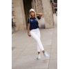Kadın Kuş Desenli Süprem T-shirt