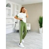 Kadın Modal Dokulu Kumaş Yanı şeritli Takım